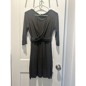 BODEN Women’s Size US 8 Gray Emma A Line Dress Soft Stretch Box B